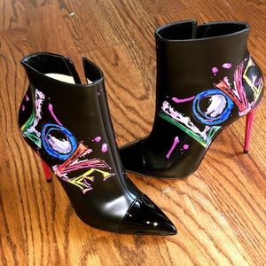 Christian Louboutin Black In Love Ankle boots